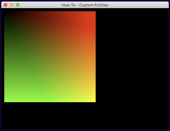 Shader filling a square using UVs for red and green